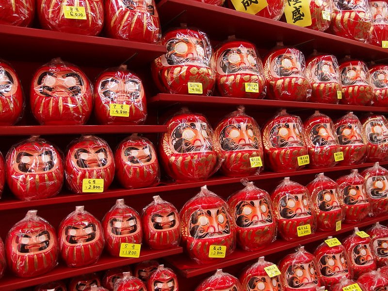 Daruma: el amuleto de la motivación